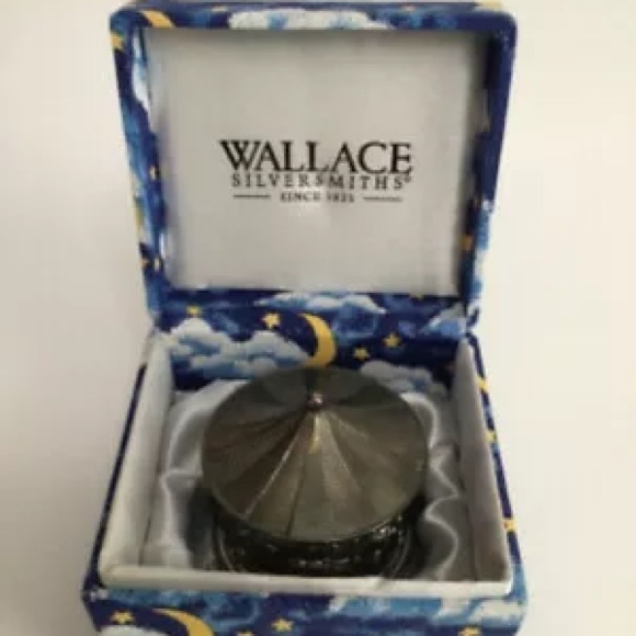 WALLACE SILVERSMITHS SILVER PLATED CAROUSEL MUSIC BOX Vintage - Picture 2 of 8